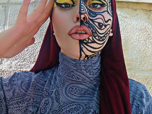 Jordanian make-up artist Alaa Bliha (Instagram)