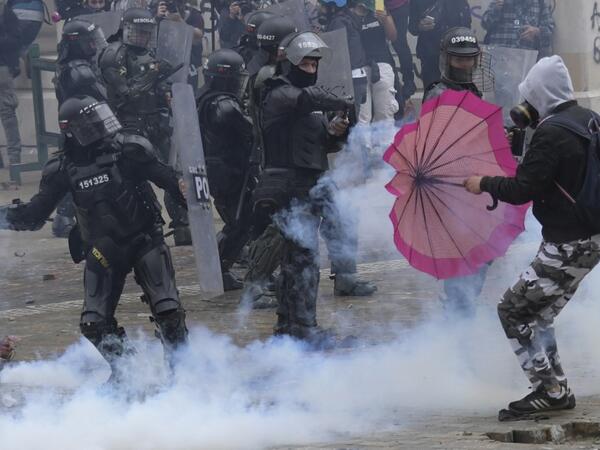 Tax reform protests in Colombia