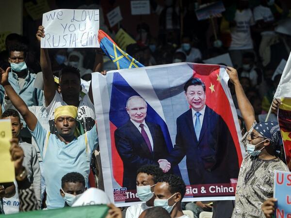 Ethiopians Protests US Restrictions on Economic and Security Assistance