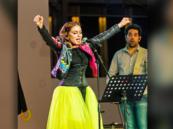 Rasha Rizk Iconic Outfits in Riyadh Season 2021