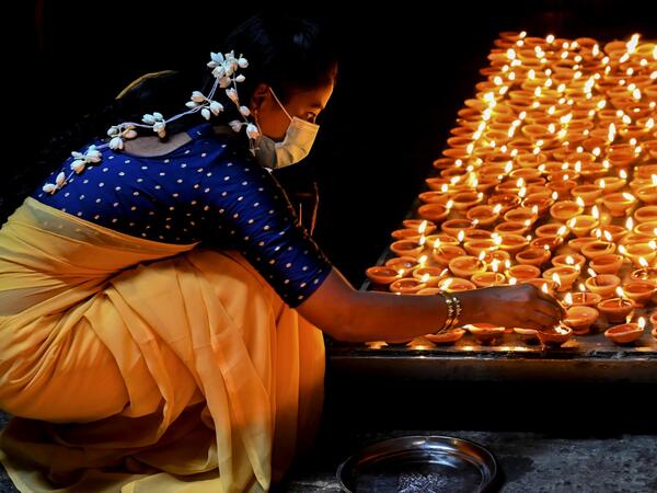 Hindu festival of Diwali, the festival of lights