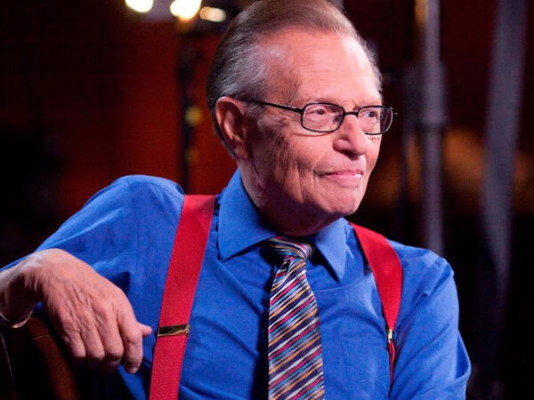 Larry King died in a hospital in Los Angeles, aged 87