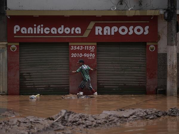 Heavy rains in Brazil