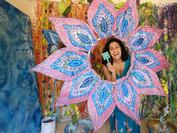Jordanian-based Artist Raises Awareness About Environment Through Art