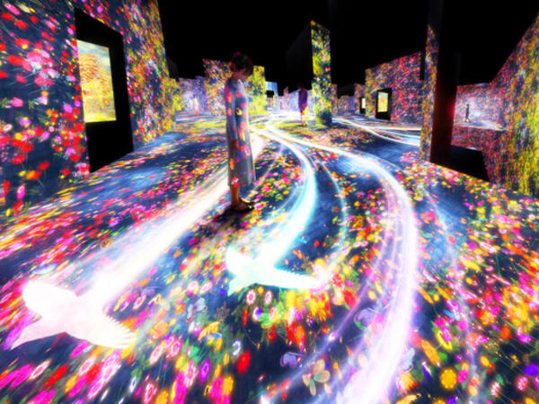 The Mori Building Digital Art Museum in Tokyo’s Odaiba district. (spoon-tamago.com)