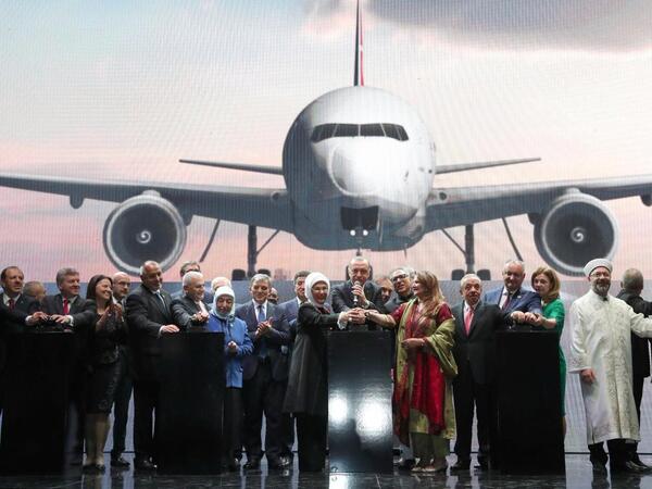 Inauguration ceremony of new Istanbul Airport (Twitter)