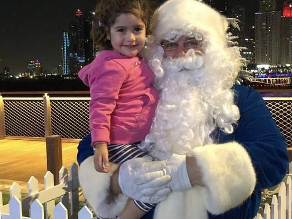 Santas Island sparkles the brightest and brims with lively shopping and festivities at Bluewaters Dubai (Twitter)