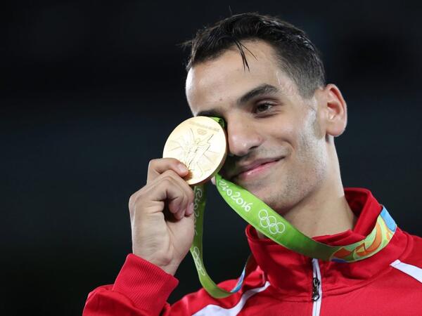 Taekwondo champion Ahmad Abughaush 