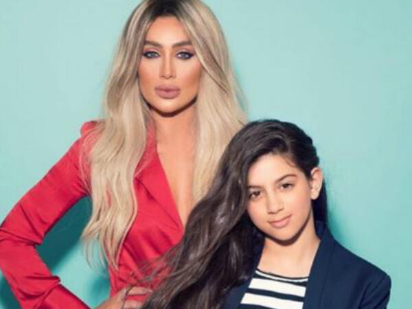 Maya Diab's daughter Kay certainly seems to like the limelight, just like her mother