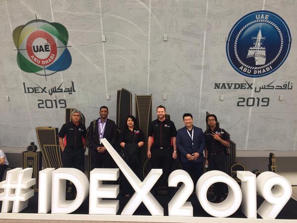 DSA team at IDEX 2019 Abu Dhabi. (Twitter)