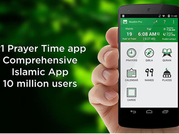 prayer time app Muslim pro