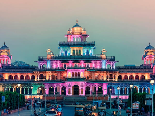 Facade of the Albert Hall museum at sunset in Jaipur (Shutterstock/File Photo)