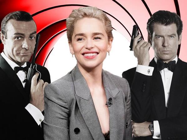 بعد 7 رجال و25 فيلمًا.. هل تكون "إميليا كلارك" أول نجمة "جيمس بوند"؟