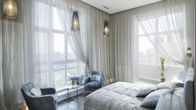 طرق اختيار ستائر غرف النوم الكلاسيك البوابة