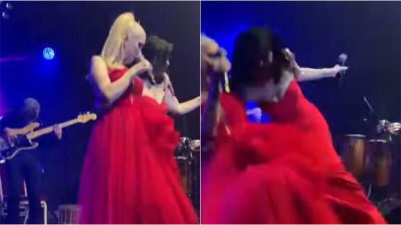 Tuğba Özerk Was Drunk and Fell on Stage During New Year's Eve Concert (Video)