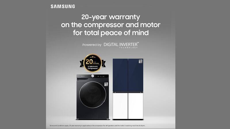 samsung introduces 20-year warranty on digital inverter compressors and ...