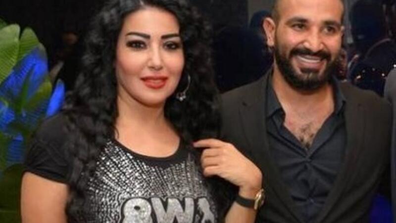 صور سمية الخشاب في أحضان زوجها وسط الثلوج البوابة