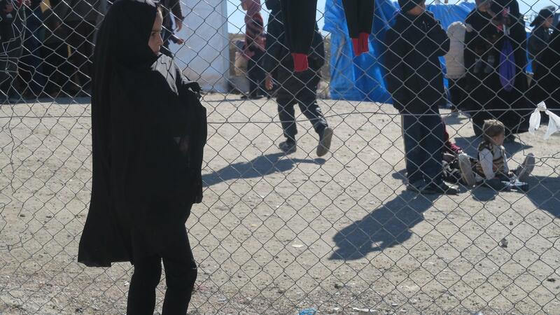 al-Hol camp in north-eastern Syria (Twitter)