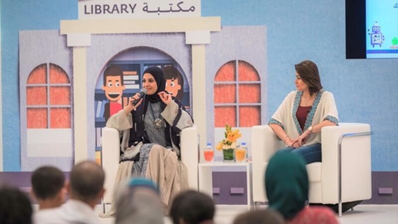 الفنانة المصرية حنان ترك في مهرجان الشارقة القرائي للطفل البوابة
