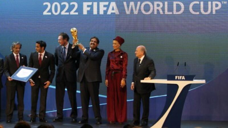 World Cup 2022 Trophy / FIFA president says Qatar's Gulf neighbors