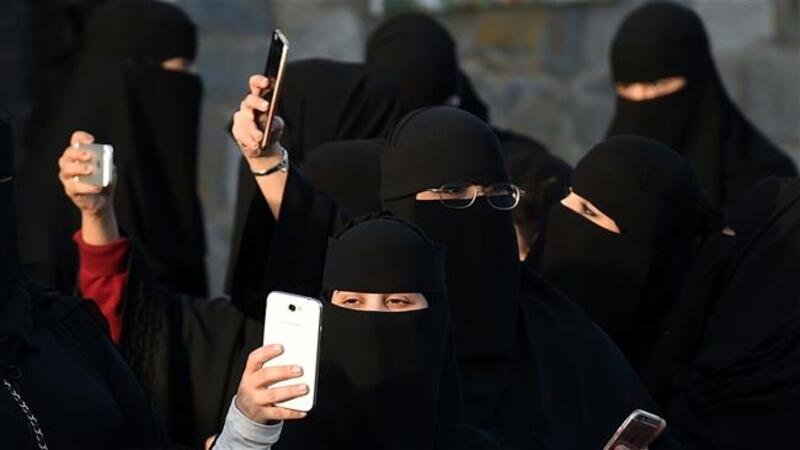 File photo of Saudi women in the northern village of Al-Thamama. (AFP/File)