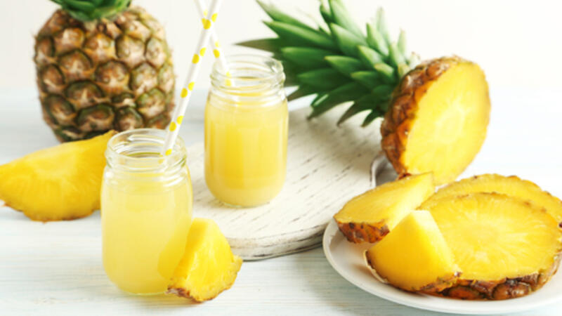 فوائد عصير الأناناس البوابة