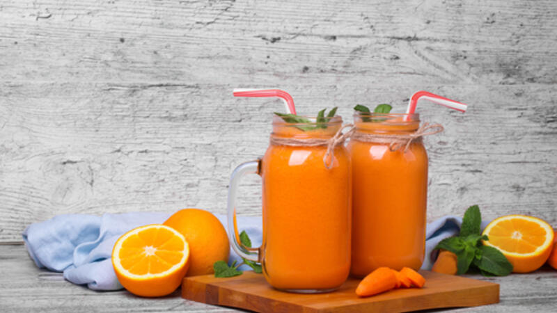 فوائد عصير الجزر والبرتقال الصحية