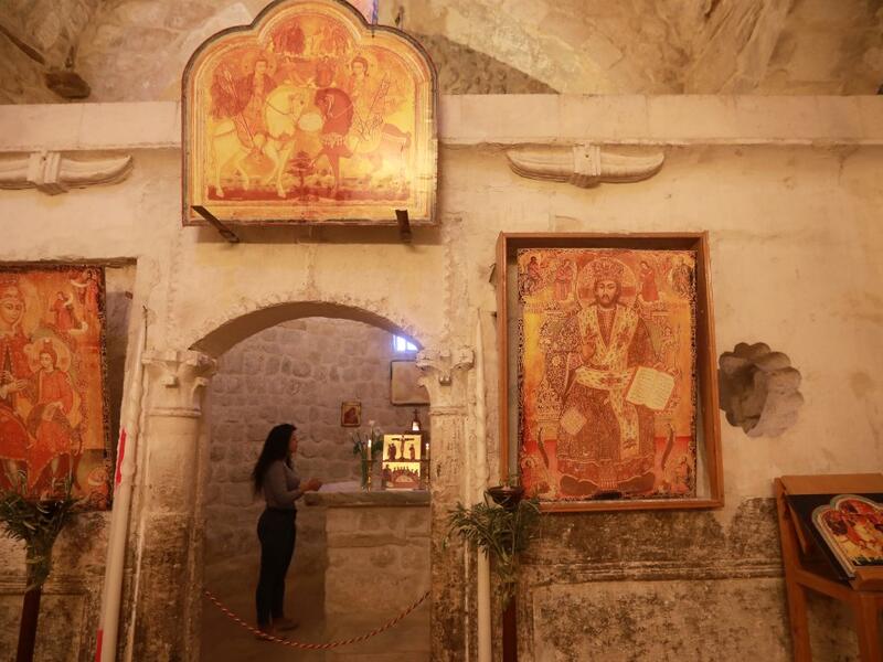 According to experts, 80 percent of the current inhabitants do not speak the language, with the remaining 20 percent over the age of 60. LOUAI BESHARA / AFP