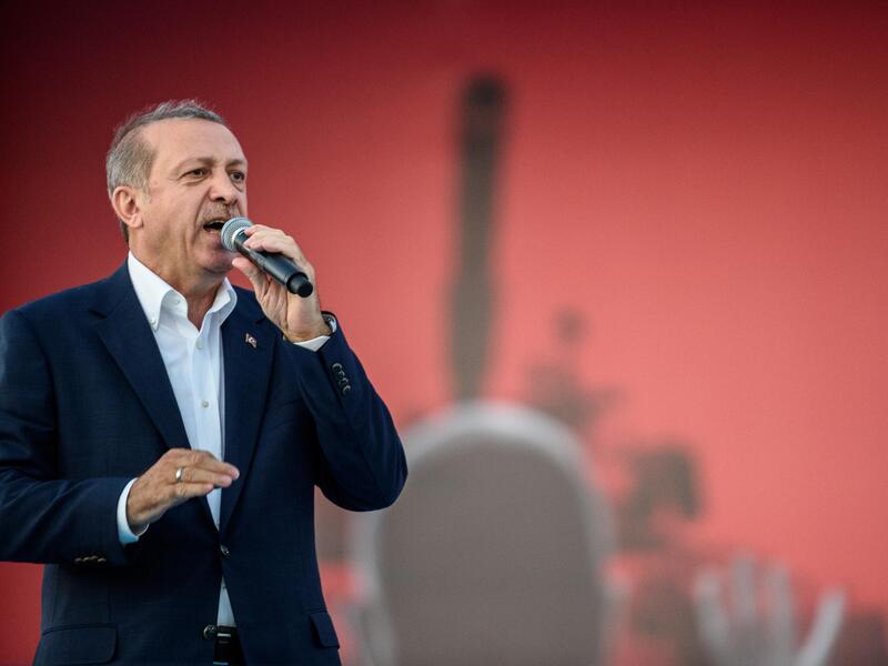 الرئيس التركي رجب طيب أردوغان