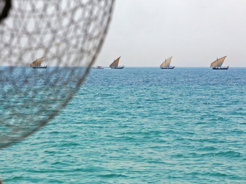 Pearl-diving trips are held annually under the patronage of the Kuwaiti emir in order to keep alive traditions that accompanied the once important national trade of pearl diving, prior to the discovery of oil. Yasser Al-Zayyat / AFP
