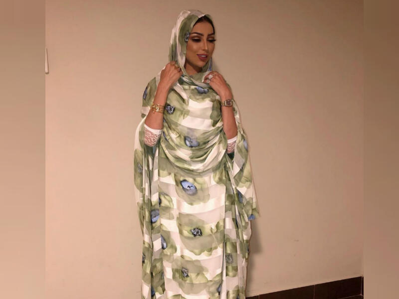 The Moroccan singer appeared in an attractive outfit in multiple pictures and videos on her Instagram account Source dunia batma Instagram