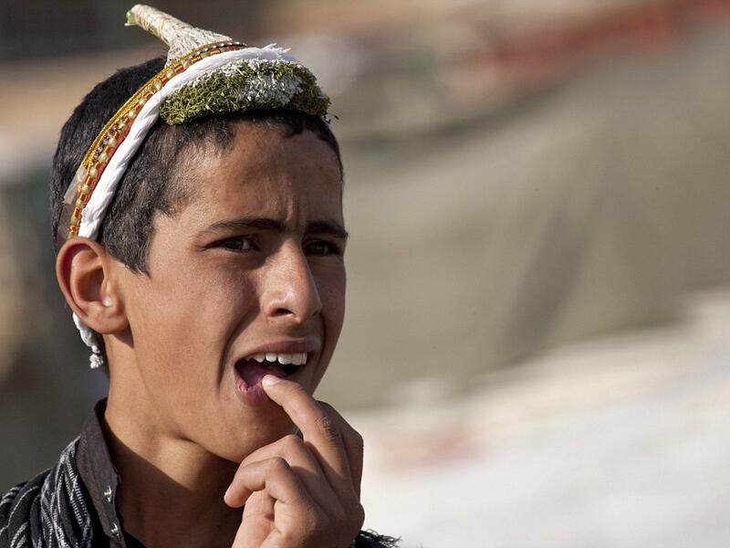 Many, such as this boy, can expect a future that sees them battle with encroaching tribes coming across the Yemen border (dailymail.co.uk)