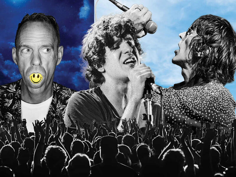 A picnic in the park with music stars