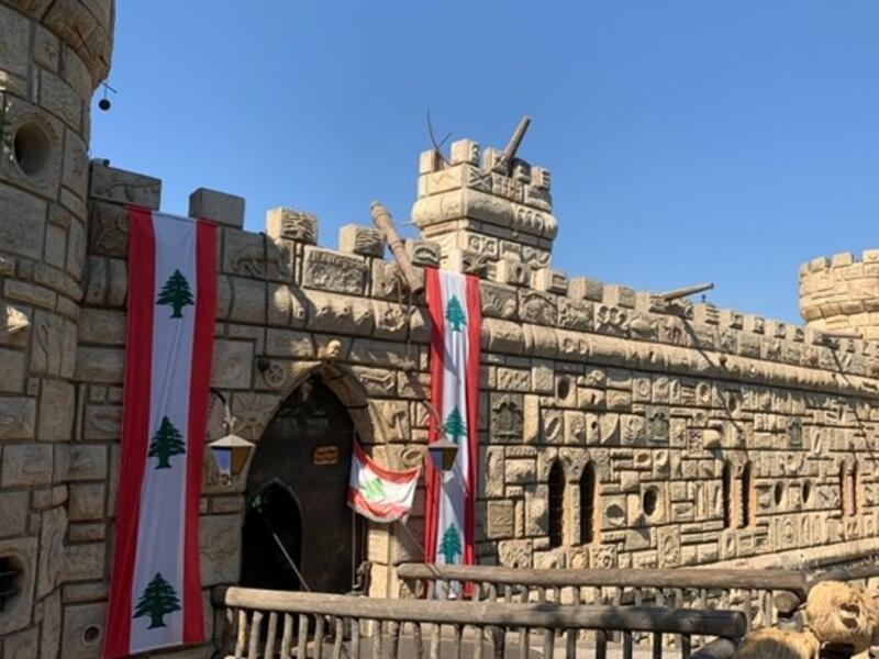 A view of the main entrance of the Moussa Castle, Aug. 15, 2019. (Photo by Ziad Maamary)
