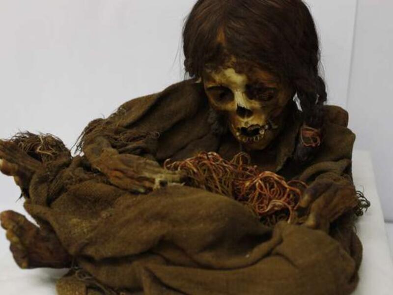 A 500-year-old mummy of an Incan girl has been returned to Bolivia some 129 years after. (Twitter)