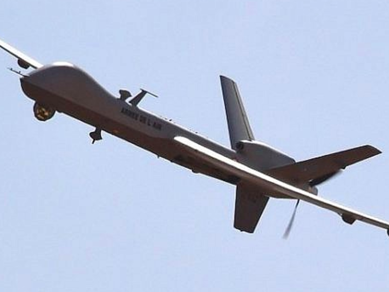 Illustrative photo of a US-made Reaper drone. (Dominique Faget/AFP)