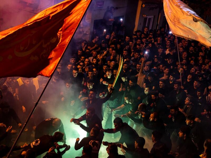 Ashura commemorates the killing of Imam Hussein, a grandson of the Prophet Mohammed, by armies of the caliph Yazid in 680 AD. Tradition holds that the revered imam was decapitated and his body mutilated in the Battle of Karbala. Yasin AKGUL / AFP