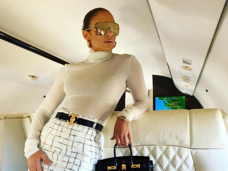 She is set to hit movie screens in a saucy new role for the upcoming movie Hustlers Source @jlo Instagram