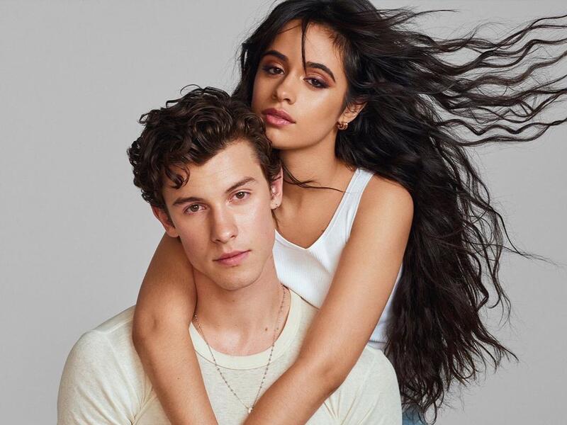 The couple has come under attack by fans for their awkward seeming kisses Source @shawnmendes Instagram