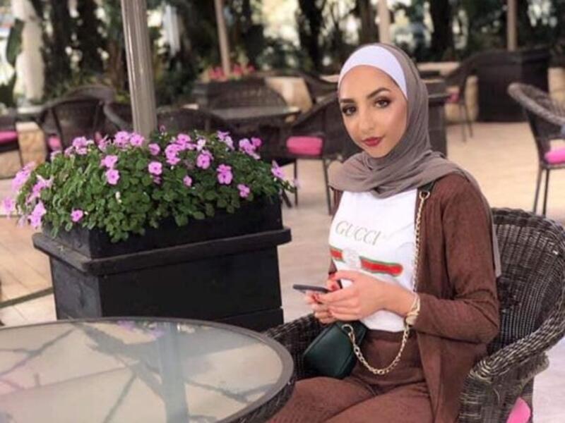 Israa Ghrayeb, 21, died last week after being hospitalised with severe injuries after being allegedly beaten by her male relatives after she posted a video on social media with her fiancé. (Twitter)