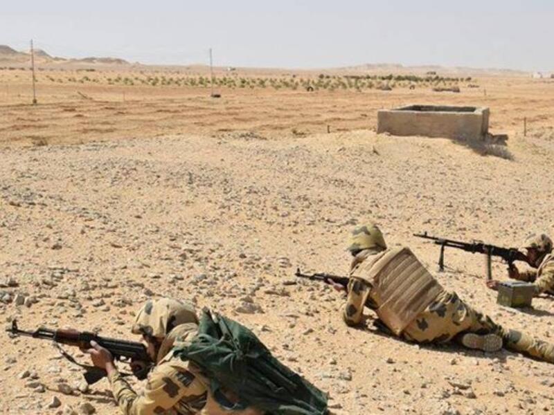 Egypt's security forces have killed 15 suspected militants (Twitter)