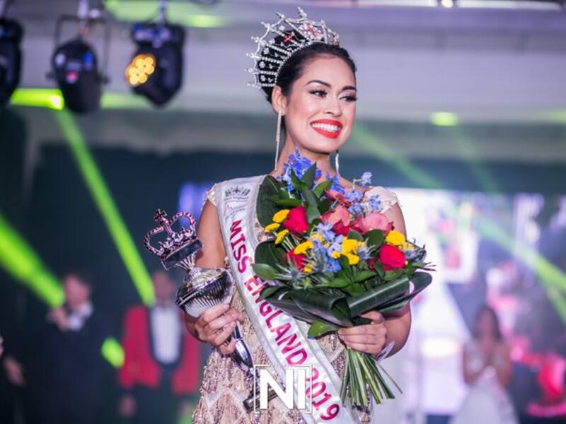 Miss England Bhasha Mukherjee is an Indian born doctor. (Twitter)