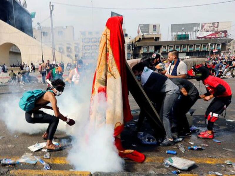 Protest in Iraq (Twitter)