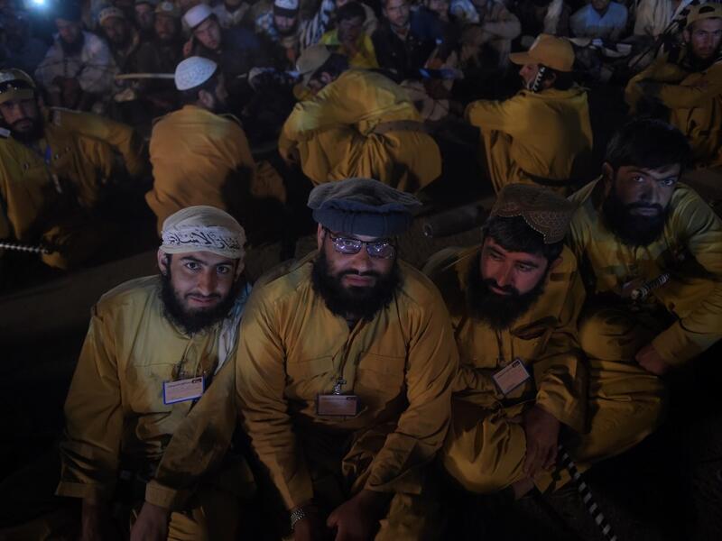 Tens of thousands of Islamists rallied alongside opposition supporters in Pakistan's capital Friday, as the firebrand cleric leading the protests called on Prime Minister Imran Khan's government to step down within 48 hours. FAROOQ NAEEM / AFP