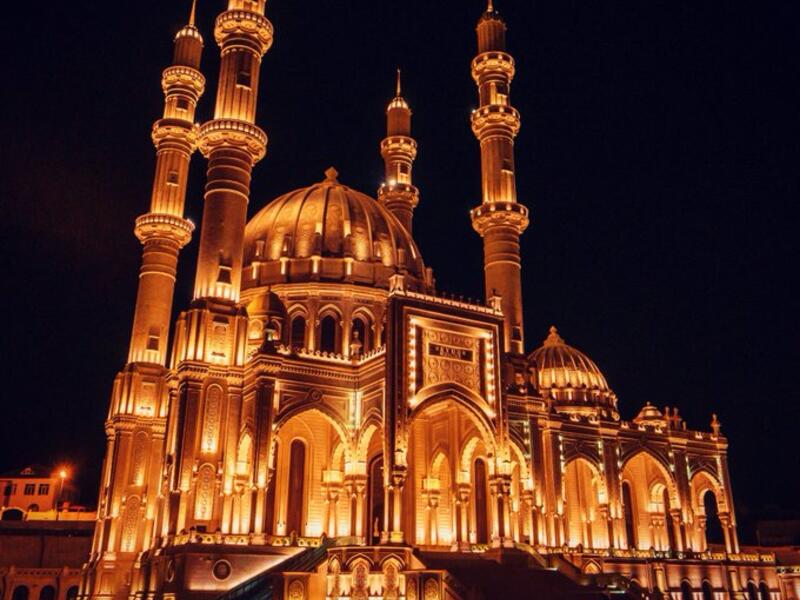 Heydar Mosque, the largest mosque in Azerbaijan  (Twitter)