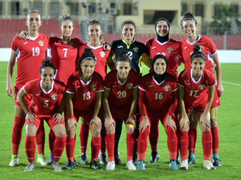 Women’s football team in Jordan (Twitter)