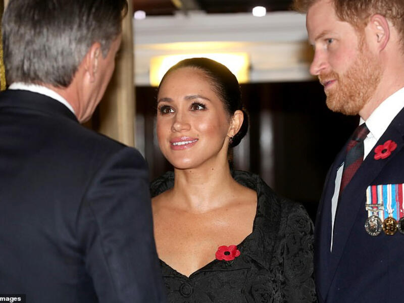 Prince Harry and Meghan Markle at Festival of Remembrance