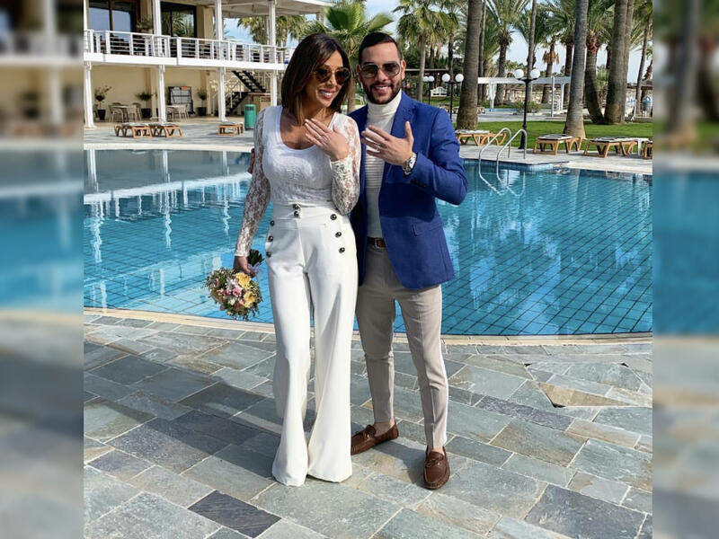 Lebanese actress Roula Chamieh & Roudi Asmar