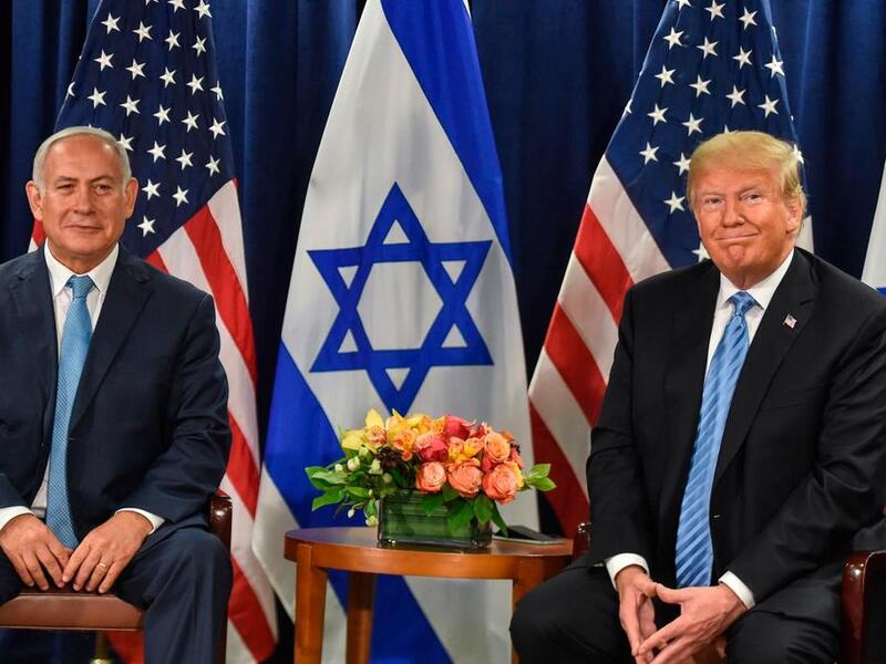 US President Donald Trump meets Israeli Prime Minister Benjamin Netanyahu.  (AFP/ File Photo)