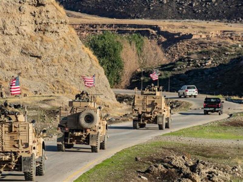 A convoy of US armored vehicles patrols the village of Ein Diwar in Syria's northeastern Hasakah province on November 4, 2019. (Photo by AFP) A convoy of US armored vehicles patrols the village of Ein Diwar in Syria's northeastern Hasakah province on November 4, 2019. (Photo by AFP)